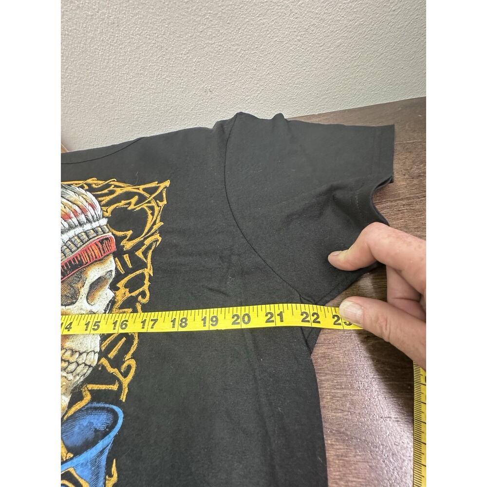 VTG Y2K 2000 Grateful Dead Spring Tour 1990 Liquid Blue T Shirt Womens 2xl Black - Picture 8 of 9